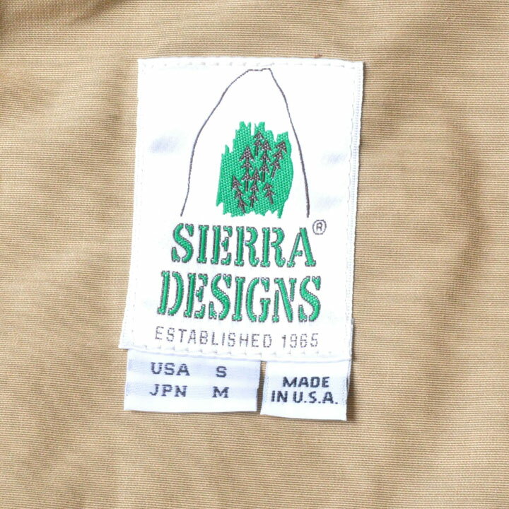 SIERRA DESIGNS シエラデザインズ SHORT PARKA ショートパーカー 8001 B.stone/V.tan