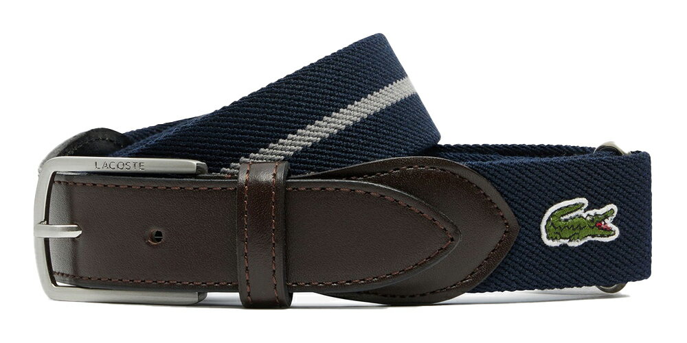 LACOSTE ( ラコステ ) クラシックボーダーテープベルト RC005J