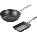 窒化加工 鉄深型フライパン(26cm)&エッグパンセット 鍋ケトルフライパン フライパン 内面加工26cm