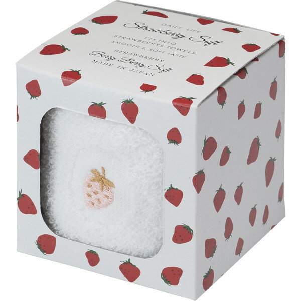 ストロベリーソフト ウォッシュタオル STS4075 タオル製品 ウオッシュタオル ジャカード刺繍