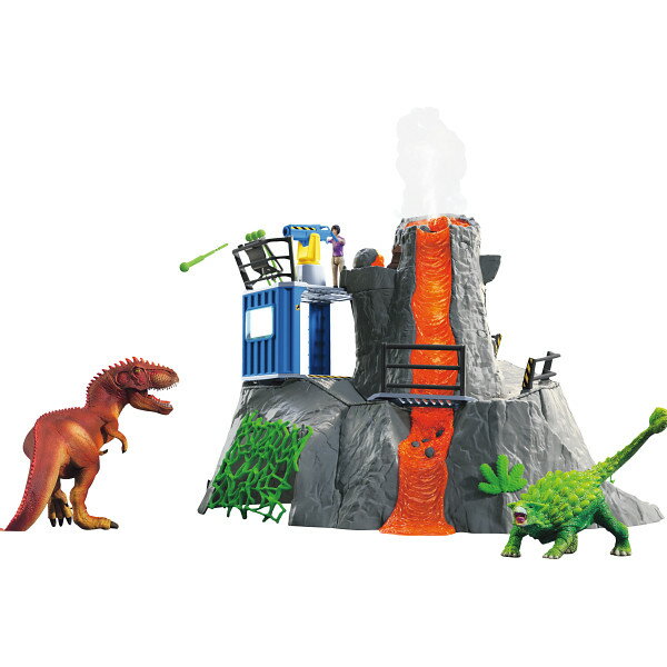 シュライヒ 火山大爆発!ダイノアドベンチャー 42564-2 ベビー・子供用品 子供用品 子供玩具