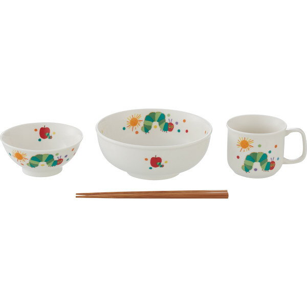 はらぺこあおむし キッズ4ピースセット 807762 ベビー・子供用品 ベビー用品 ベビー食器