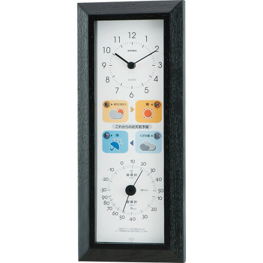 エンペックス 晴天望機・1台4役 BW-5038 室内装飾品 掛け時計 パネル時計 エンペックス 晴天望機・1台4役 BW-5038 室内装飾品 掛け時計 パネル時計