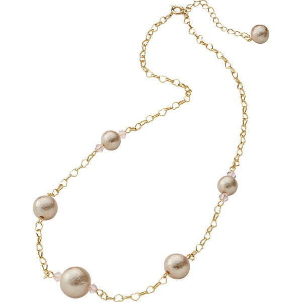 アトリエエトラ コットンパールネックレス CTP-020BE 装身具 アクセサリー ネックレス