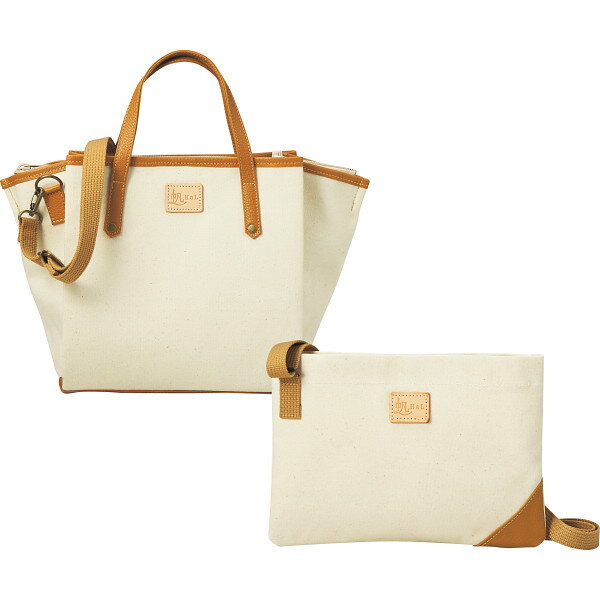 HaL 倉敷産帆布×姫路レザー プリーツショルダーバッグ&サコッシュ HAL88200-BE カバン バッグカジュアル ショルダーバック
