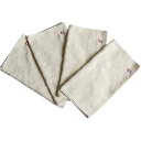 今治無漂白・無染色ナチュラタオル フェイスタオル4P IME85400F タオル製品 フェイスタオル フェイス4枚以上