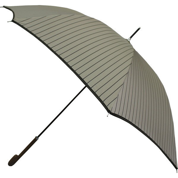 シンプルトゥディ 晴雨兼用遮光ジャンプ長傘(ピンストライプ柄) 714086 雨具 長傘 長日傘