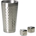 フローズンキューブ 二重タンブラー&キューブ2個セット FC2-3003A 金属洋食器 金属カップ