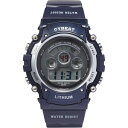 5気圧防水デジタルELバックライトウオッチ SCY07-BL 装身具 紳士装身品 紳士腕時計