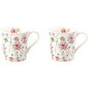 ローラ アシュレイ ワイルドメドウ ペアマグセット LA90‐13 洋陶器 洋陶コーヒー マグカップセット