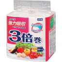 エルモア強力吸収キッチンタオル3倍巻3枚重ね 4ロール 443361 台所・日用品・収納 家庭日用品 家庭消耗品