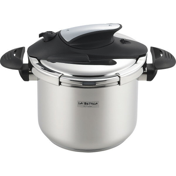 ラ・ベットラ ステンレス圧力鍋(22cm・6l) LB-158 鍋ケトルフライパン ステンレス鍋 圧力鍋