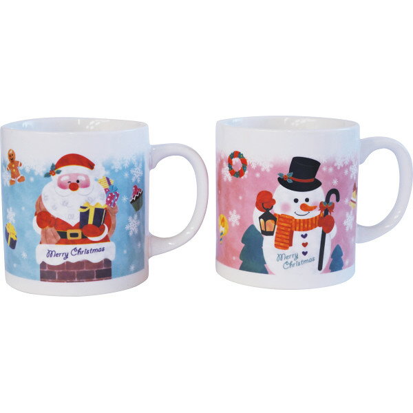 ネージュノエル マグ(サンタ・スノーマン) MKC-23 洋陶器 洋陶コーヒー コーヒー