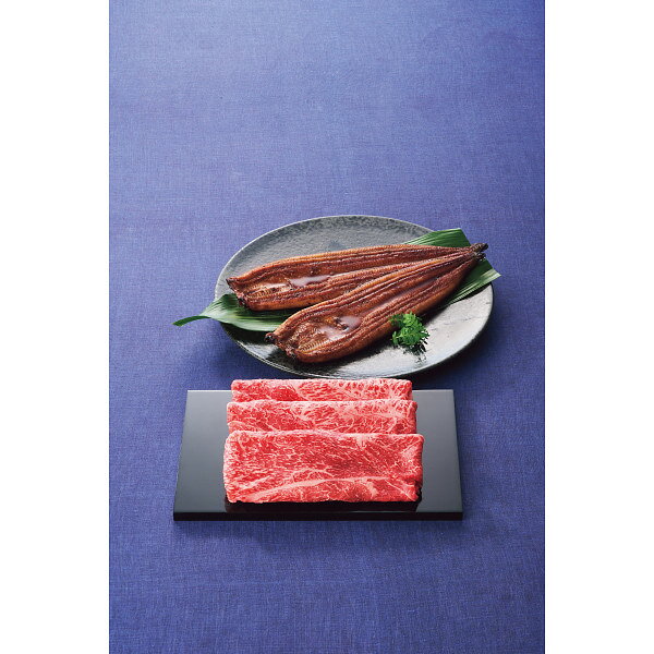 【送料無料】 神戸ビーフ(モモすき焼き肉)&鹿児島県産うなぎ蒲焼 冷凍商品 食料品 産地直送品 多品種セット d-park-10313080 Drink&Dream「D-Park」楽天市場店 サンプル画像3