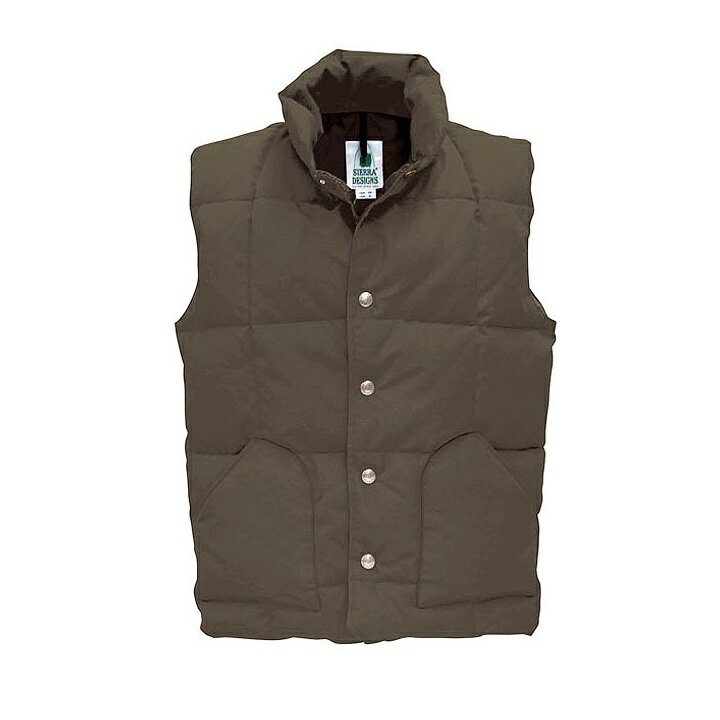 SIERRA DESIGNS シエラデザインズ DOWN SIERRA VEST ダウンシエラベスト 7981 Olive Drab