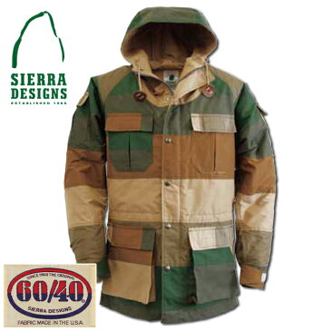 SIERRA DESIGNS シエラデザインズ PATCHWORK MOUNTAIN PARKA パッチワークマウンテンパーカー 児島晋輔デザイン 3025 Olive