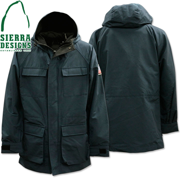 SIERRA DESIGNS シエラデザインズ US EMBLEM PARKA USエンブレム・パーカー 8888 Midnight