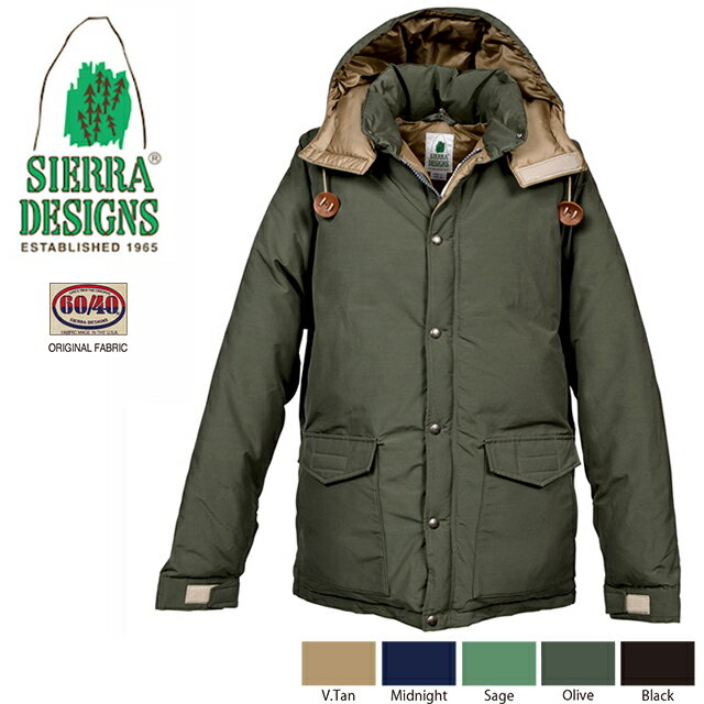 SIERRA DESIGNS シエラデザインズ INYO JACKET インヨージャケット 8804【米国製60/40】