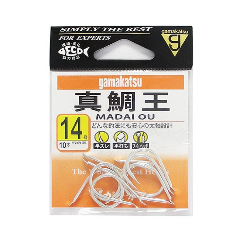 Rakuten - がまかつ 真鯛王 14号 銀 メール便
