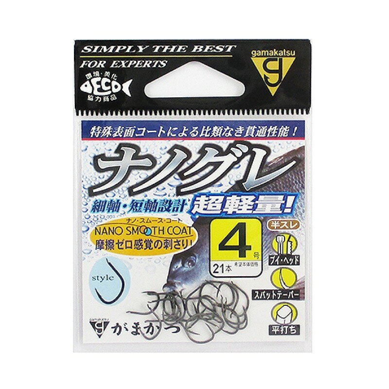 乐天商城 - がまかつ ナノグレ 4号 メール便