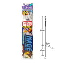 ささめ針(SASAME) 投釣り 2本鈎 K-101 針12号-ハリス3号 メール便