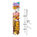 ささめ針(SASAME) 投釣り 3本鈎 K-102 針7号-ハリス1.5号 メール便