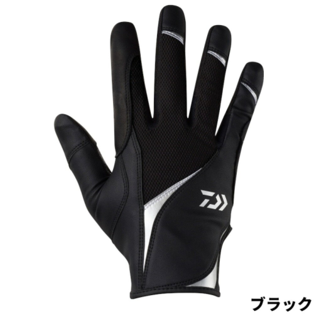 ダイワ(Daiwa) DG-7126 フィンガータッチジギンググローブ XL ブラック メール便