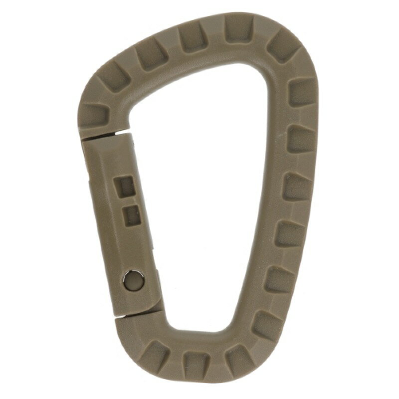 タカミヤ(TAKAMIYA) プラスチックミリタリーカラビナ ベージュ メール便