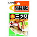 ささめ針(SASAME) 赤三ツ又 P-153 M メール便