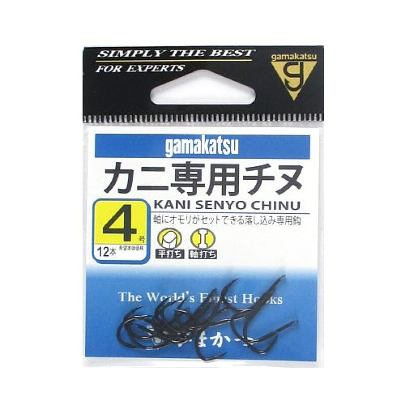 樂天商城 - がまかつ カニ専用チヌ 4号 黒 メール便