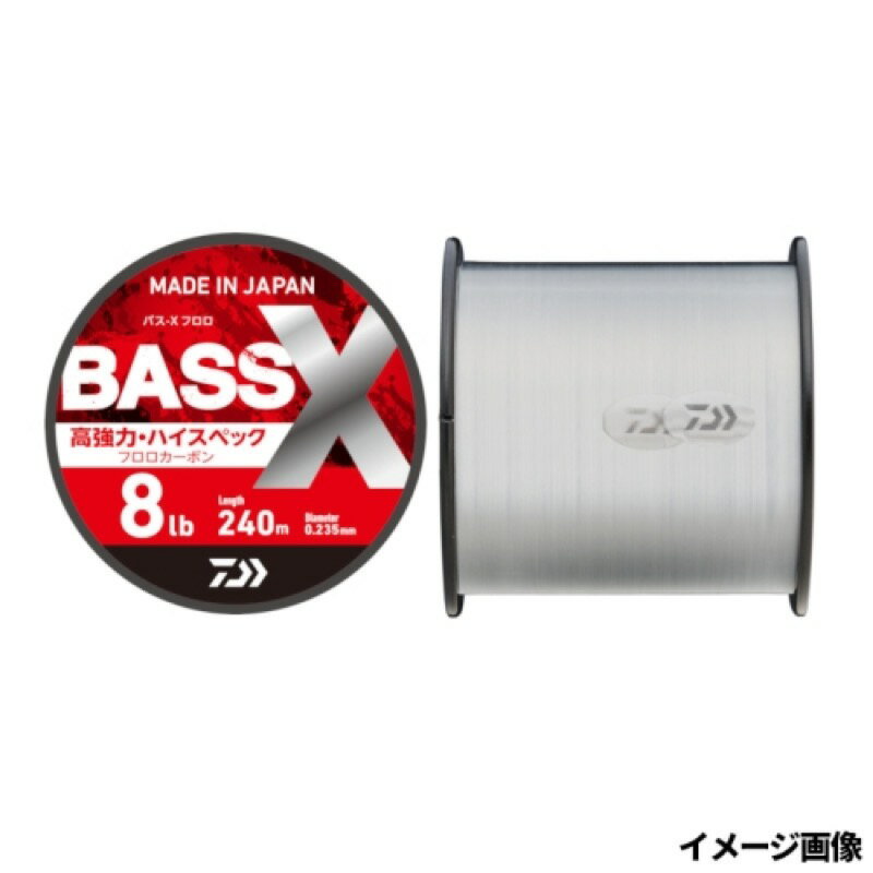 乐天商城 - ダイワ(Daiwa) BASS-Xフロロ 240m 8lb ナチュラル