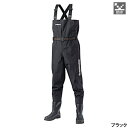 シマノ(SHIMANO) ハイパーウェーダー(チェストハイ・カットピンフェルトソール) FF-055T M ブラック