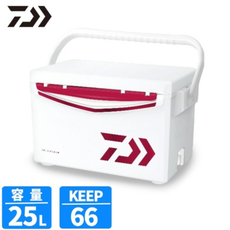 ダイワ(Daiwa) クールラインαIII GU 2500 25L レッド クーラーボックス