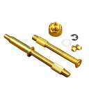 マルエム 手造りネジセット 金仕上げ M6×M6 メール便