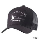 シマノ(SHIMANO) グラフィック メッシュキャップ M ネイビー CA-066Y