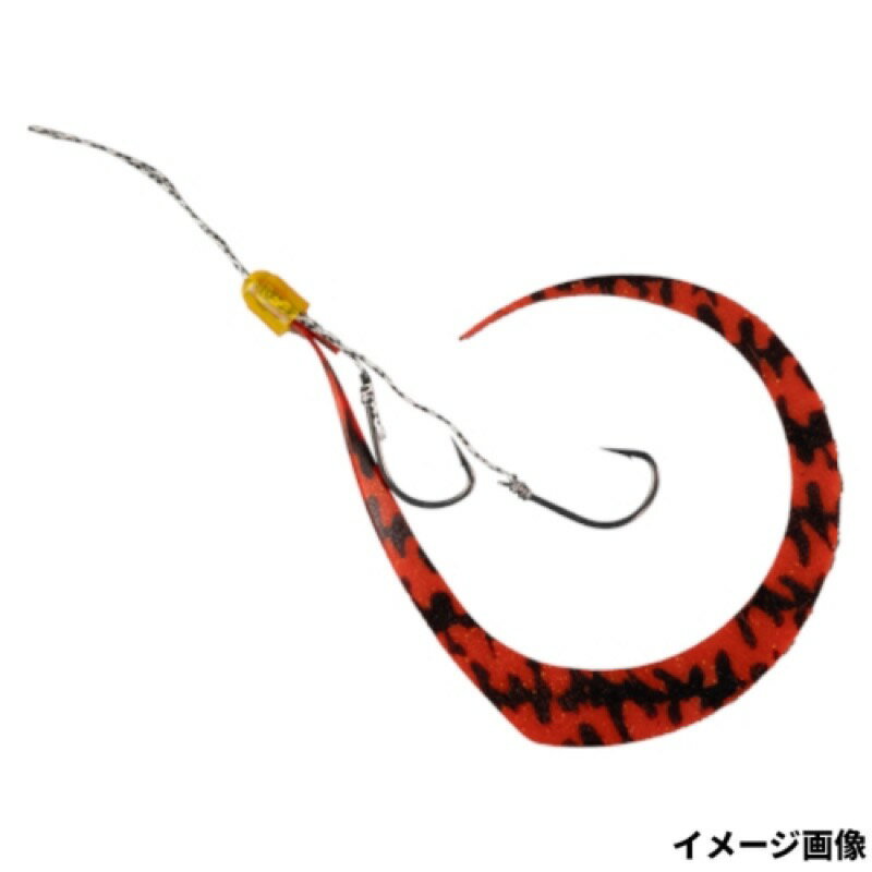 Rakuten - ジャッカル(JACKALL) ビンビンフック 無双 ネクタイフックセット 2本鈎 シマシマレッド メール便