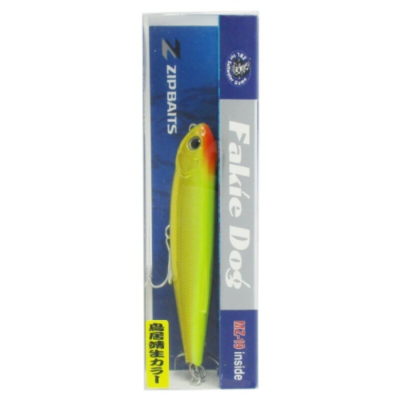 Rakuten - ジップベイツ(Zip Baits) ザブラフェイキードッグ 713 ゴールドチャート メール便