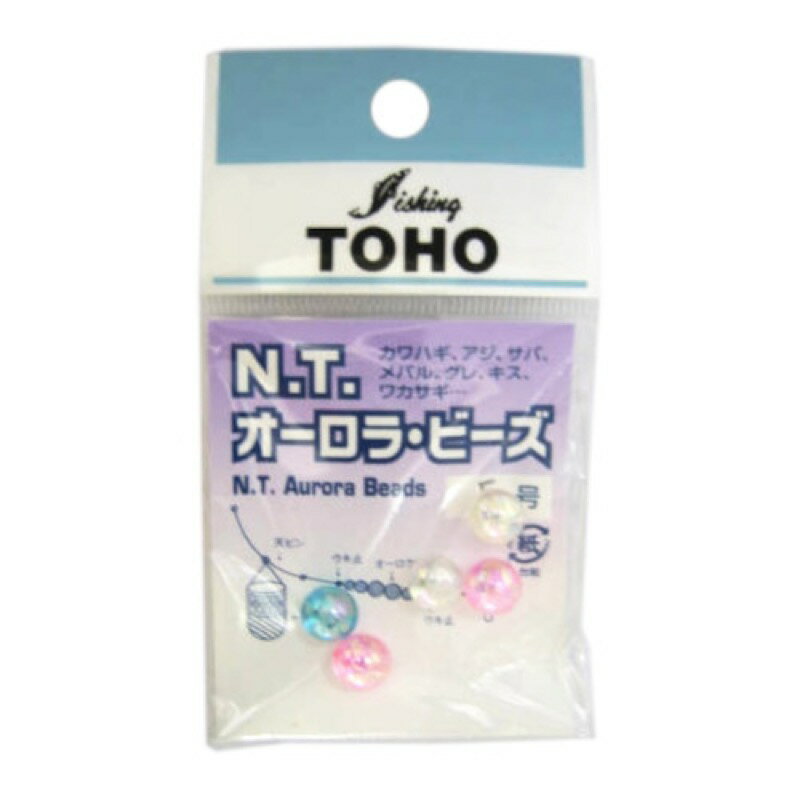 東邦産業(TOHO,inc.) オーロラビーズ 混色 5号 メール便