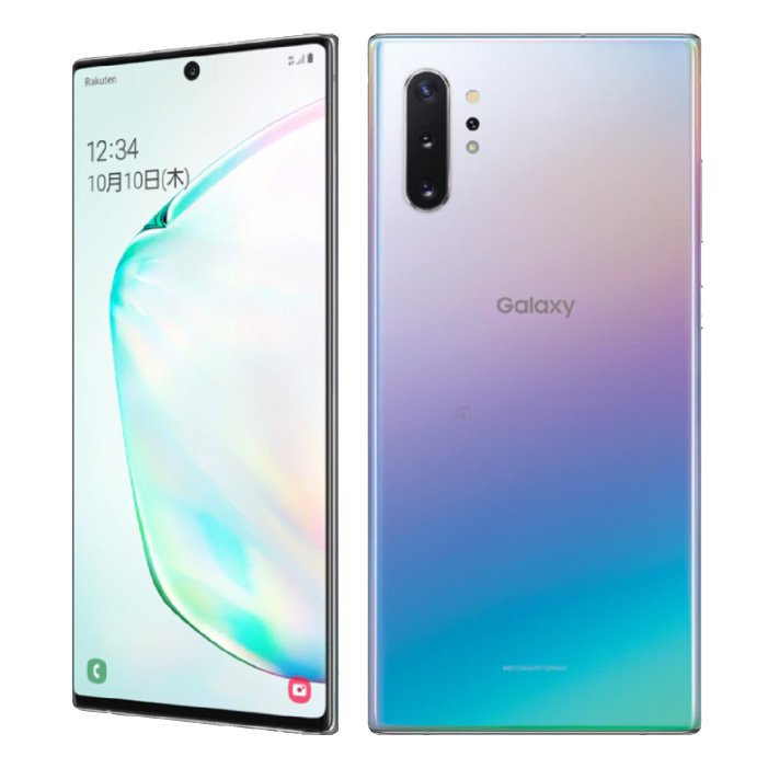 Galaxy Note10+ 256GB オーラグロー SCV45 SIMフリー アウトレット 特典付 海外直輸入リファビッシュ品（整備済品） note10gl-b168y3