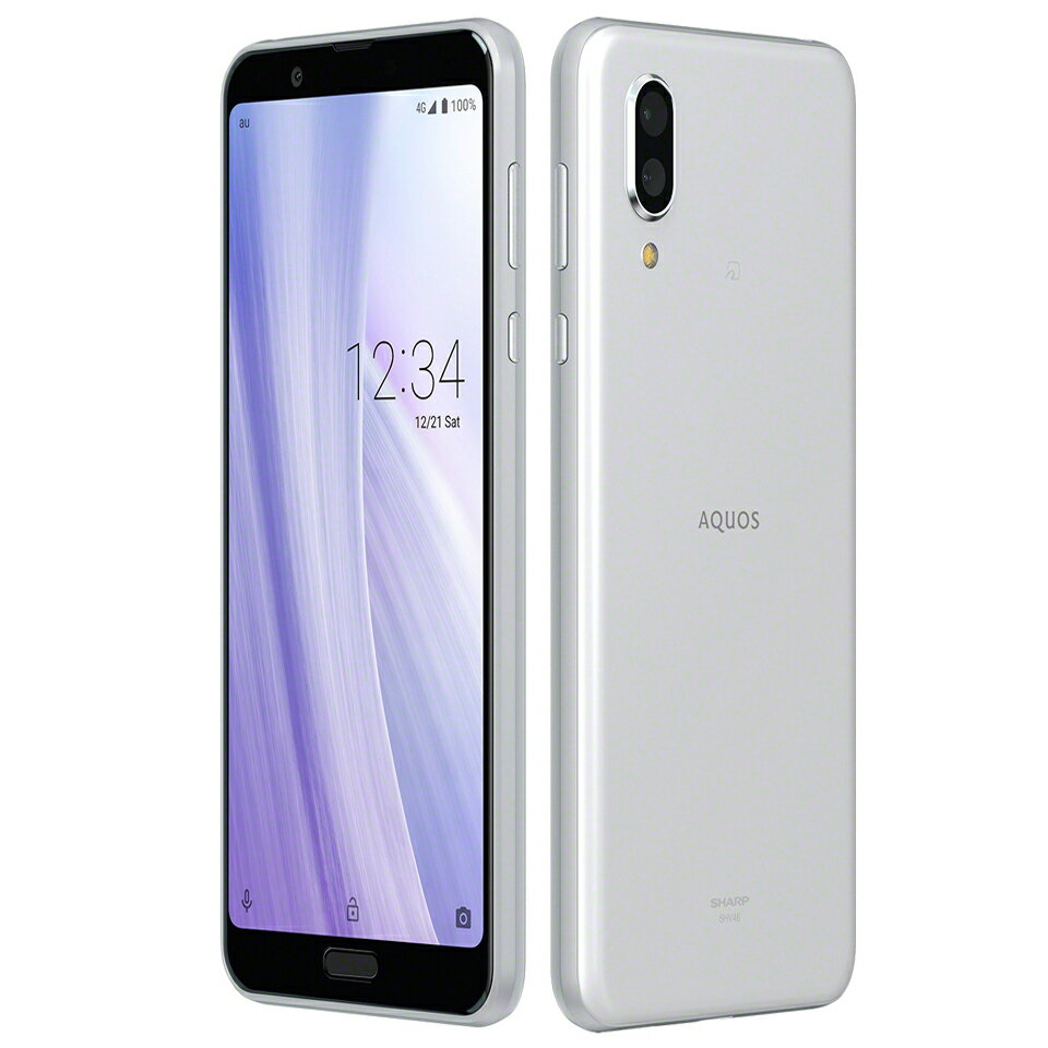 AQUOS sense3 plus SHV46 64GB 6GB 6.0 ̥Хåƥ꡼ ȥå ŵ ľ͢եӥåʡʡ au SIMå as3pwh-b89y7