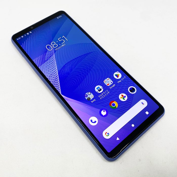 Xperia 10 III 5G ファイブジー SOG04 128GB 有機EL 4K撮影 ハイレゾ FMラジオ 大容量バッテリー 長寿命 特典付 au版 SIMロック解除済 ax103bl-a7y9
