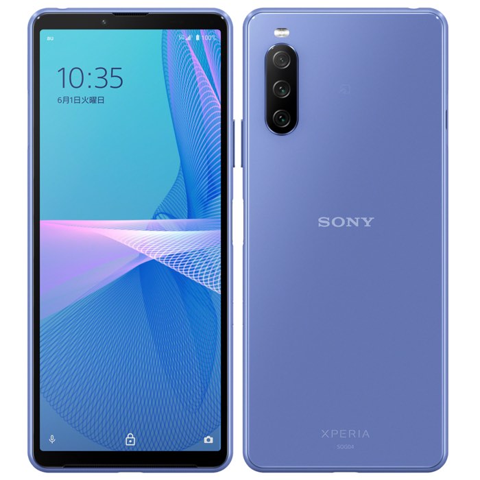  Xperia 10 III 5G ե֥ SOG04 128GB ͭEL 4K ϥ쥾 FM饸 ̥Хåƥ꡼ Ĺ̿ ŵ au SIMå ax103bl-s18y9