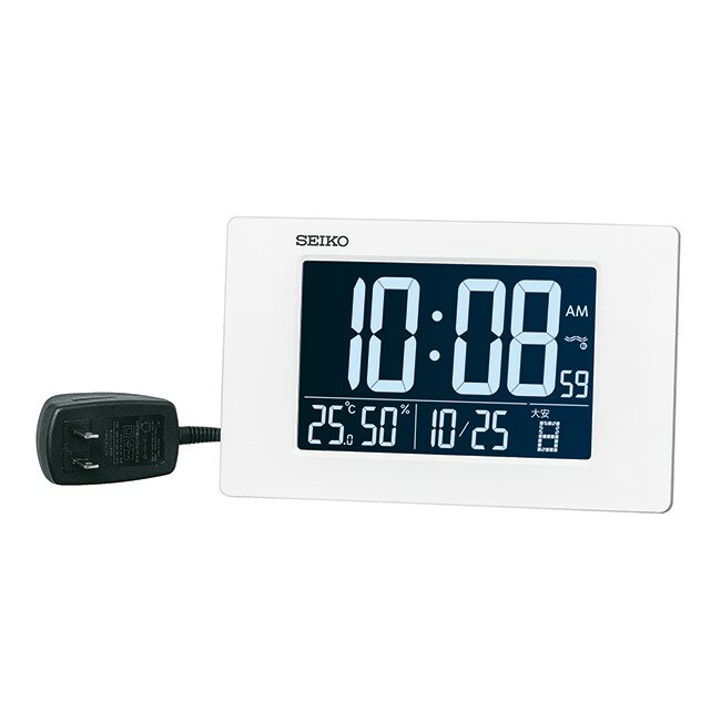 Rakuten - 【5/10はエントリーで当店最大P6倍！】お取り寄せ SEIKO セイコー 掛置兼用時計 交流式 DL214W【北海道・沖縄・離島配送不可】