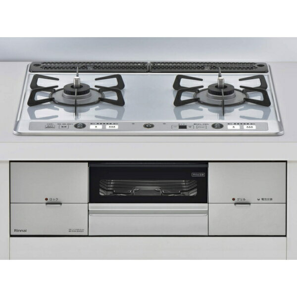 【9/10はエントリーで当店最大P5倍！】お取り寄せ 【時間指定不可】【離島配送不可】Rinnai リンナイ Udea ef（ユーディア エフ） ビルトインガスコンロ 左強火力 都市ガス用 標準幅60cm パールクリスタル RS21W26K12RAVL-12A13A