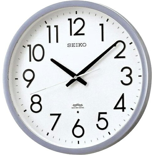 Rakuten - 【5/10はエントリーで当店最大P6倍！】お取り寄せ SEIKO セイコー 壁掛け時計 電波時計 オフィスタイプ SWEEP スイープ KS265S セイコー時計/電波掛け時計/電波掛時計/壁掛時計/壁掛け電波時計/電波壁掛け時計【KK9N0D18P】【北海道・沖縄・離島配送不可】