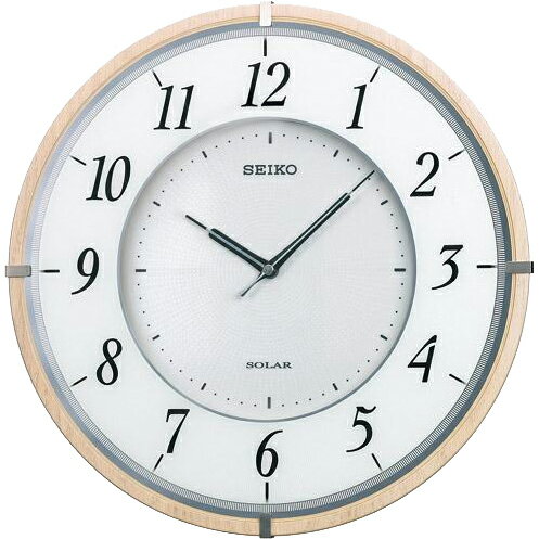 【4/25はエントリーで当店最大P5倍！】SEIKO セイコー 壁掛け時計 ソーラー電波時計 SOLAR＋ ソーラープラス SF501B 電波掛け時計/電波掛時計/壁掛時計/かけ時計/壁掛け電波時計/電波壁掛け時計【北海道 沖縄 離島配送不可】