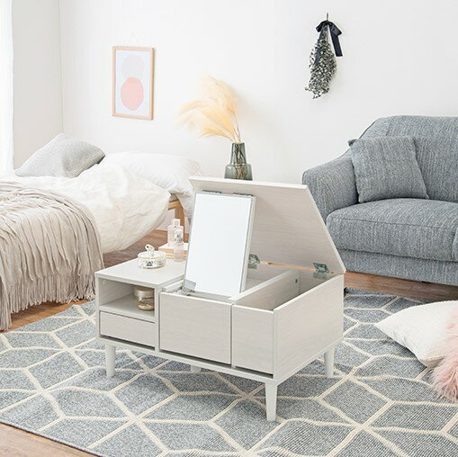 【メーカー直送】【代引不可】【日時指定不可】【北海道・沖縄・離島不可】萩原 テーブル ホワイト ド..