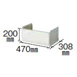 【12/1はエントリーでP4倍＆最大2000円クーポン開催】【給湯機本体と同時注文】お取り寄せ 【代引不可】CORONA コロナ 1882716 給湯機器関連部材 EGシリーズ専用配管カバー UIB-EG3S【北海道・沖縄・離島配送不可】