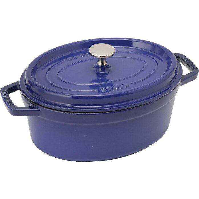 鋳物ホーロー鍋 staub ストウブ ピコココット オーバル 鋳物ホーロー鍋 両手鍋 ロイヤルブルー 23cm 40500-232【北海道・沖縄・離島配送不可】【KK9N0D18P】