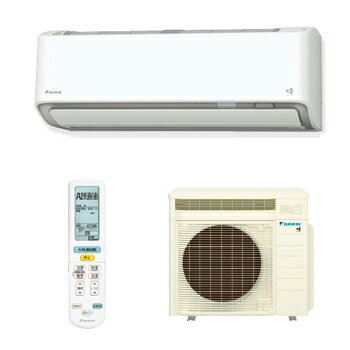 【日時指定不可】【離島配送不可】DAIKIN ダイキン うるさらX RXシリーズ ルームエアコン ホワイト 2.2kW 主に6畳用 S224ATRS-W